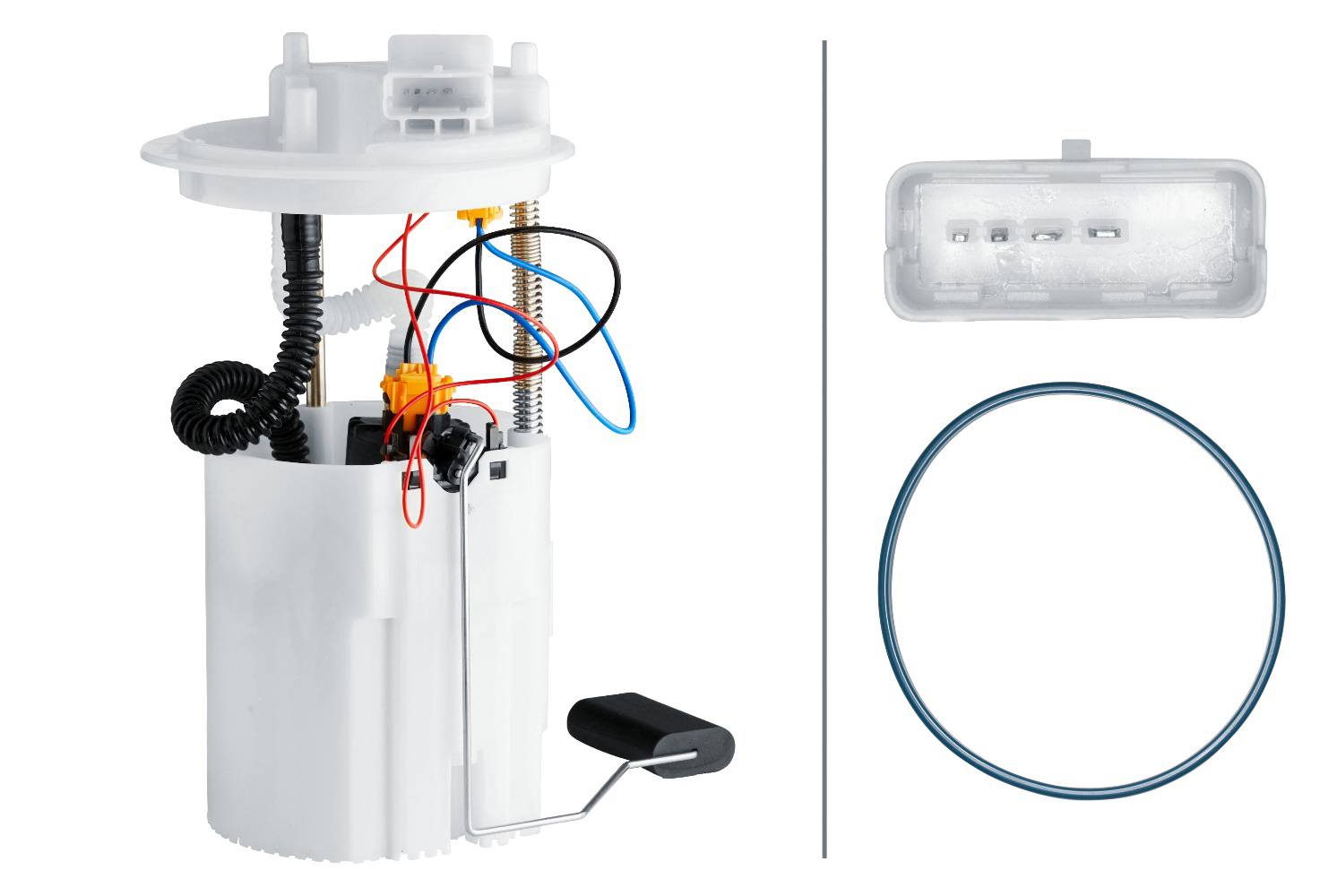 HELLA 8TF 358 146-891 Kraftstoff-Fördereinheit - elektrisch - 4-polig - mit Dichtung/mit Zubehör