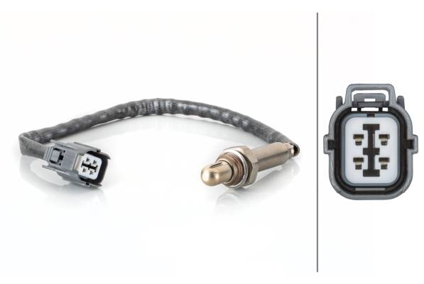 HELLA 6PA 358 103-421 Lambdasonde - 4-polig - Kabel: 280mm
