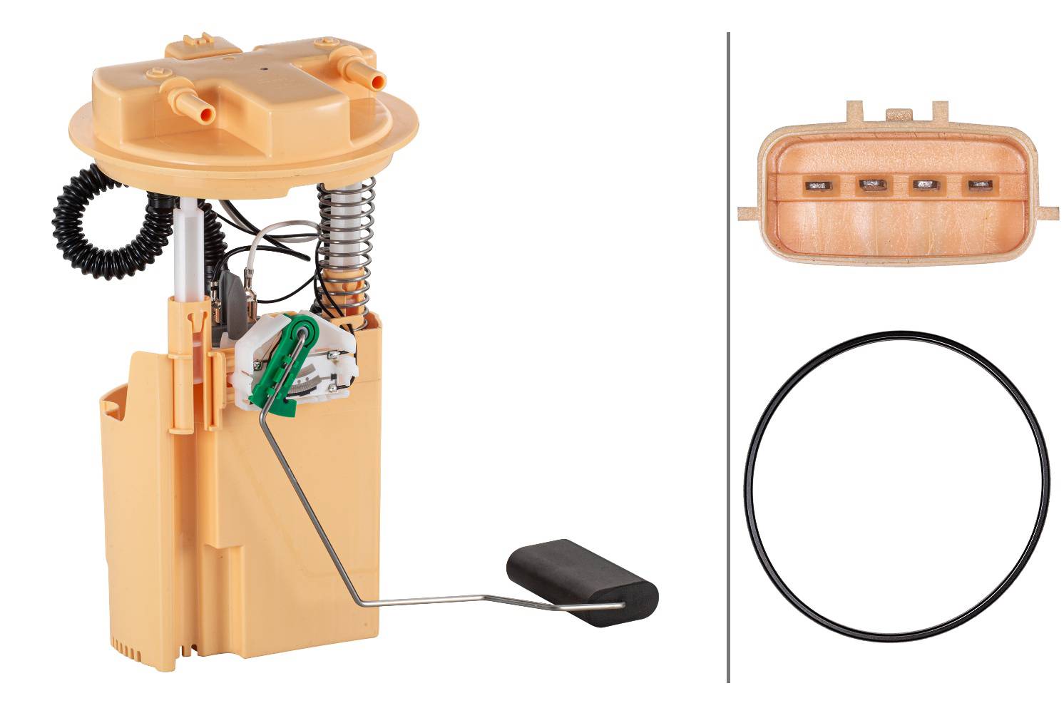 HELLA 8TF 358 146-831 Kraftstoff-Fördereinheit - elektrisch - 4-polig - mit Dichtung/mit Tankgeber
