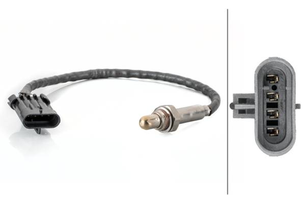 HELLA 6PA 358 103-501 Lambdasonde - 4-polig - Kabel: 310mm