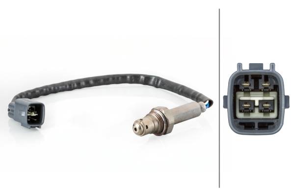 HELLA 6PA 358 103-621 Lambdasonde - 4-polig - Kabel: 270mm