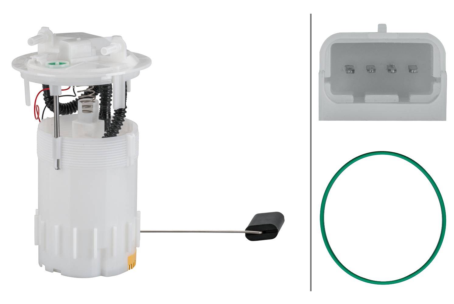 HELLA 8TF 358 106-811 Tankgeber - 4-polig - mit Dichtung/mit Tankgeber - ohne Pumpe