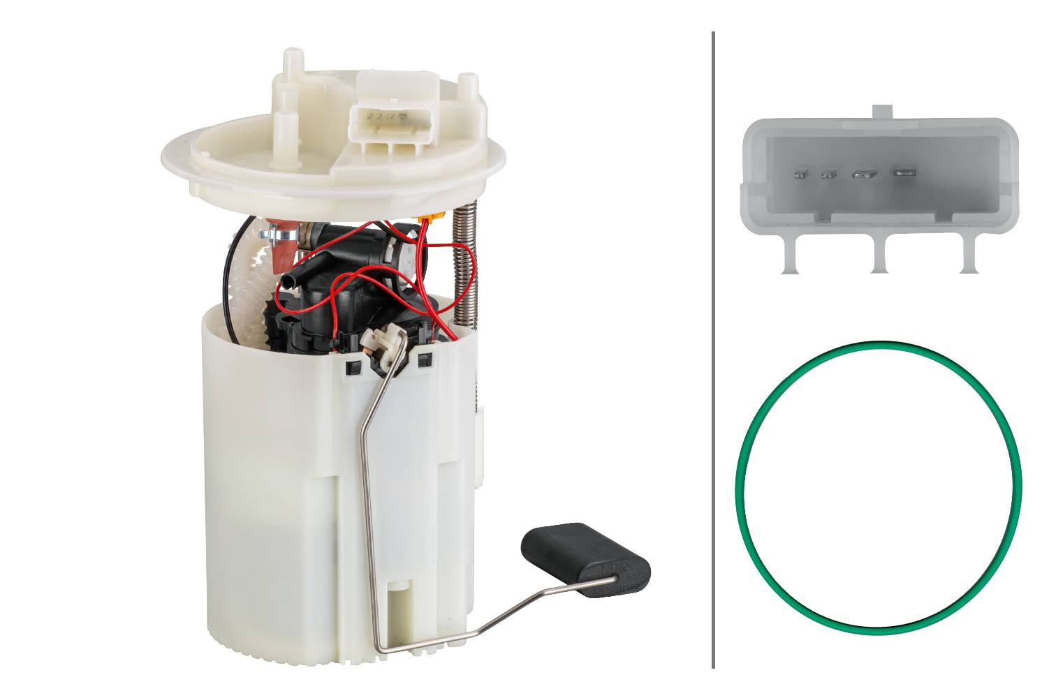 HELLA 8TF 358 146-271 Kraftstoff-Fördereinheit - elektrisch - 4-polig - mit Dichtung/mit Tankgeber