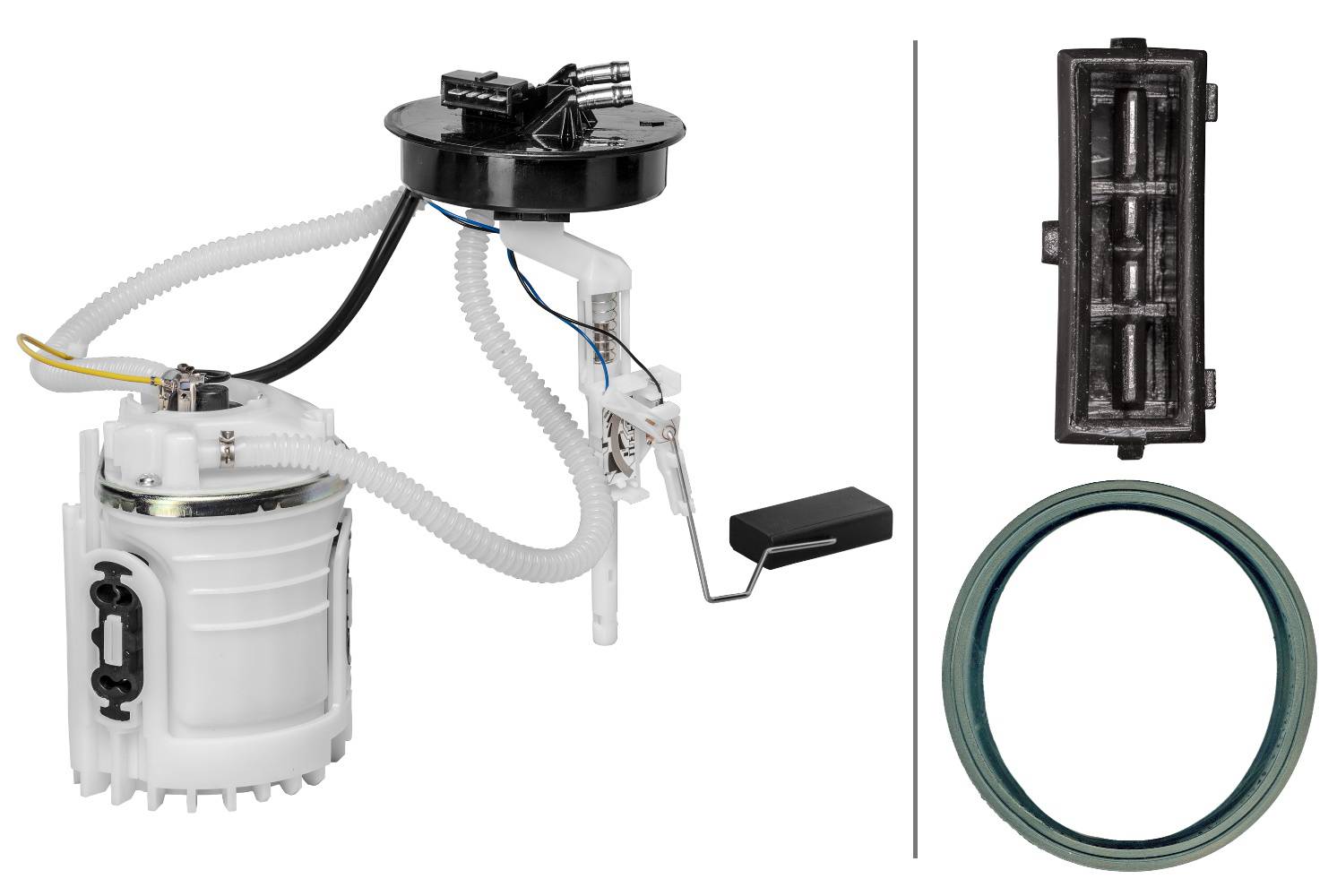 HELLA 8TF 358 106-321 Kraftstoff-Fördereinheit - elektrisch - 4-polig - mit Dichtung/mit Tankgeber