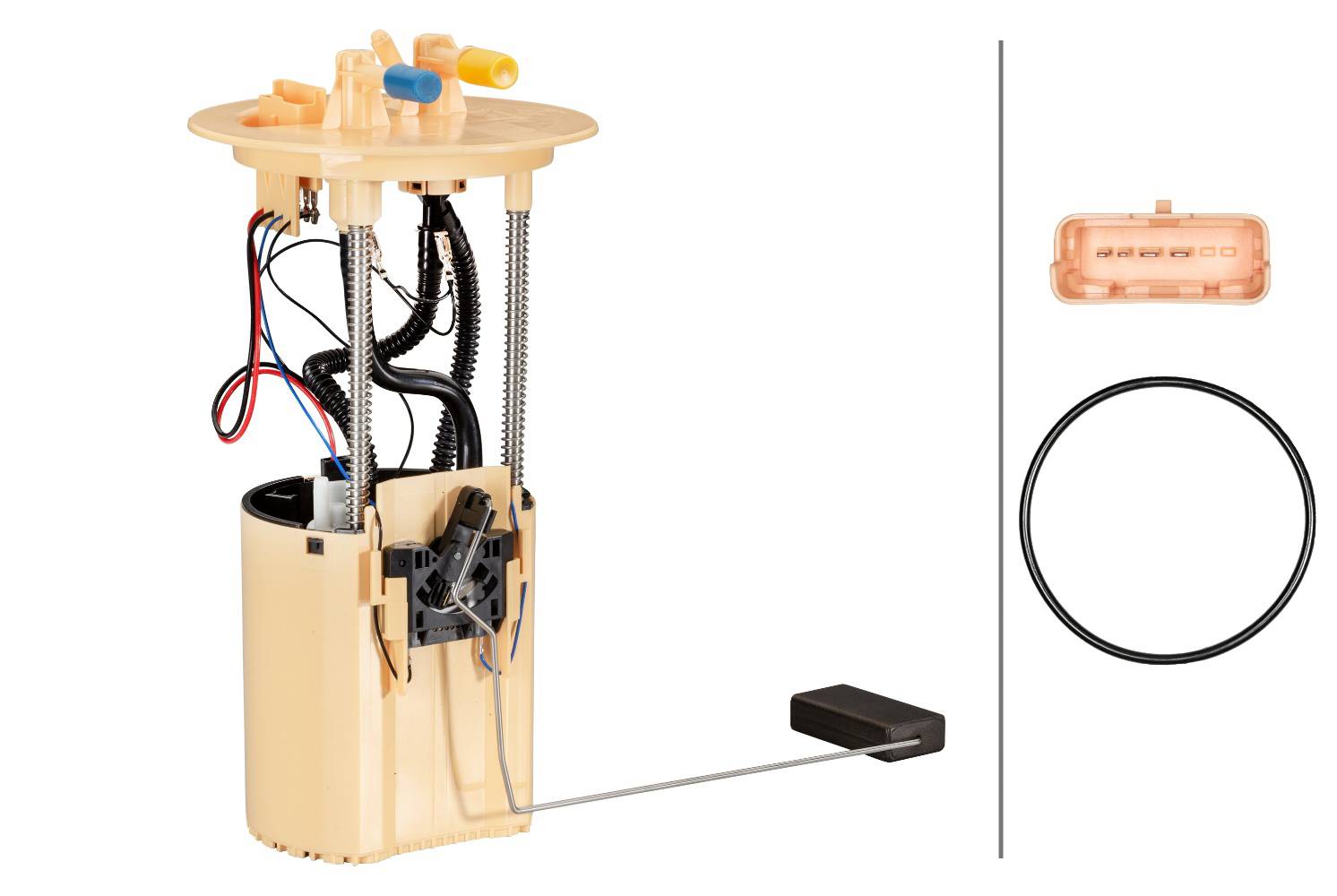 HELLA 8TF 358 146-691 Kraftstoff-Fördereinheit - elektrisch - 4-polig - mit Dichtung/mit Tankgeber