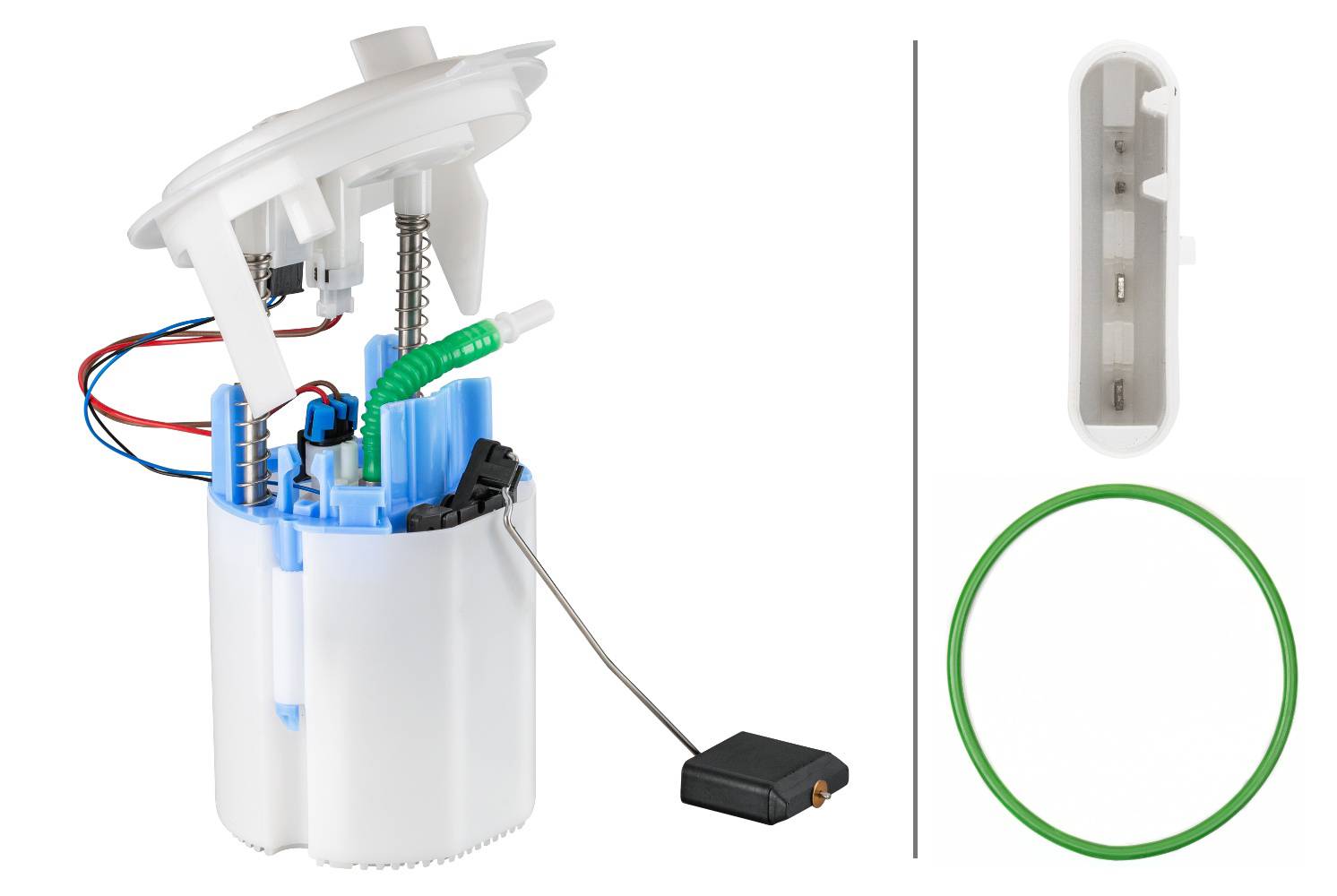 HELLA 8TF 358 146-081 Kraftstoff-Fördereinheit - elektrisch - 4-polig - mit Dichtung/mit Tankgeber