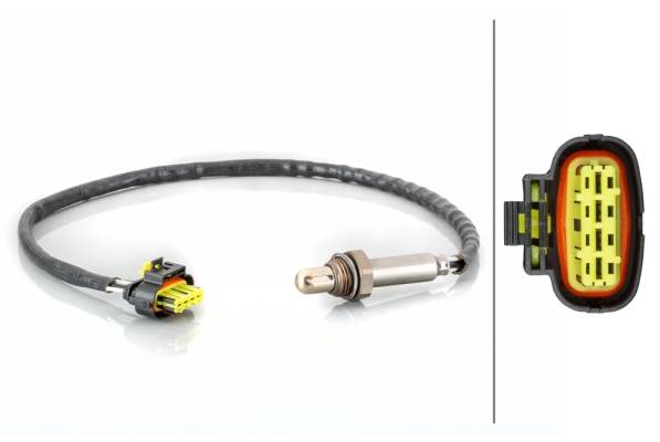 HELLA 6PA 358 103-471 Lambdasonde - 4-polig - Kabel: 500mm