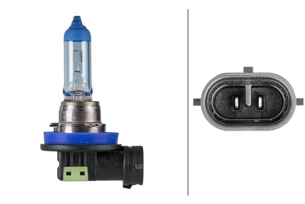 HELLA 8GH 223 498-151 Glühlampe - H11 - White light up to 4200 Kelvin - 12V - 55W - Sockelausführung