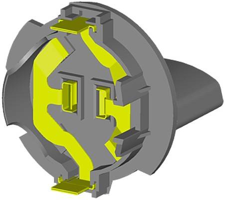 HELLA 9FF 247 322-001 Lampenfassung - Glühlampe - H7