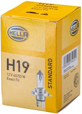HELLA 8GJ 235 698-101 Glühlampe - H19 - Standard - 12V - 60/55W - Sockelausführung: PU43t-3 - Schach