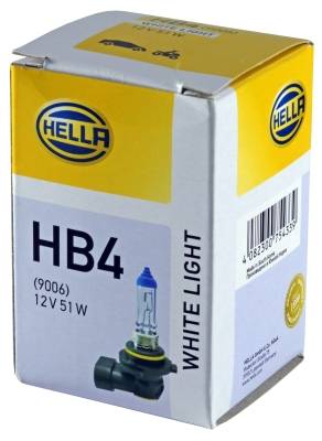 HELLA 8GH 223 498-171 Glühlampe - HB4 - White light - 12V - 51W - Sockelausführung: P22d - Schachtel