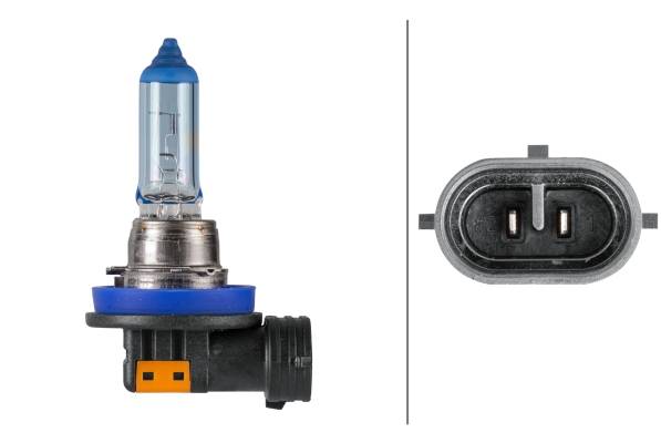 HELLA 8GH 223 498-141 Glühlampe - H8 - White light - 12V - 35W - Sockelausführung: PGJ19-1 - Schacht