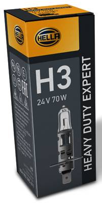 HELLA 8GH 002 090-471 Glühlampe - H3 - Heavy Duty Expert Longer lifetime, vibration resistant - 24V