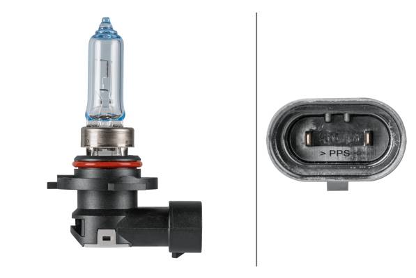 HELLA 8GH 223 498-161 Glühlampe - HB3 - White light - 12V - 60W - Sockelausführung: P20d - Schachtel