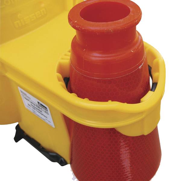 Taper Lamp 626-C LED FüQ, einseitig gelb, Leitkegelhalter