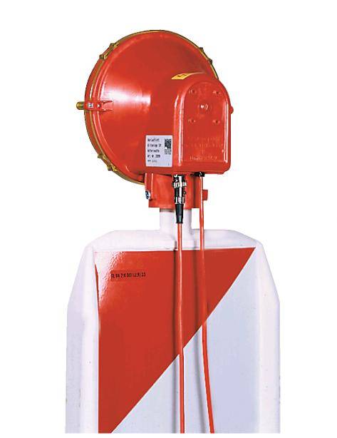 Blitz-Lauflichtanlage, Set 9 + 1 Richtstrahlern RS 2000