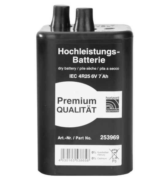 Wildschreck, zweiseitig blau, 7 Ah Batterien