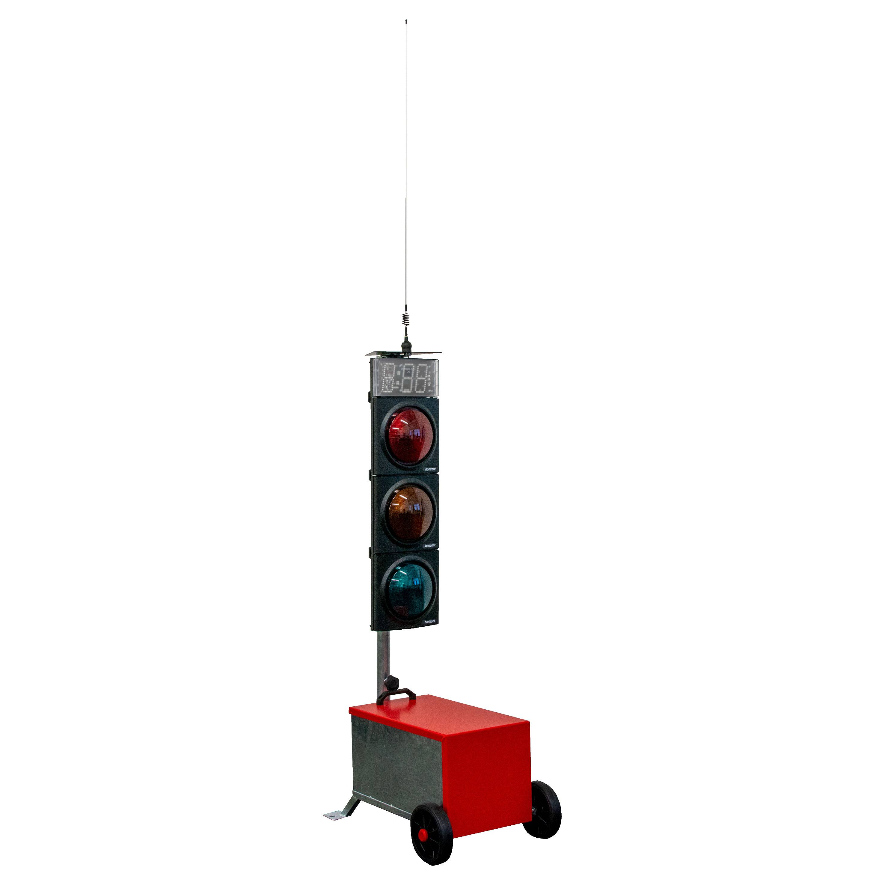 Multi-Signal Ampelanlage 2.0, LED-Technik, mit Rotzeitenzähler