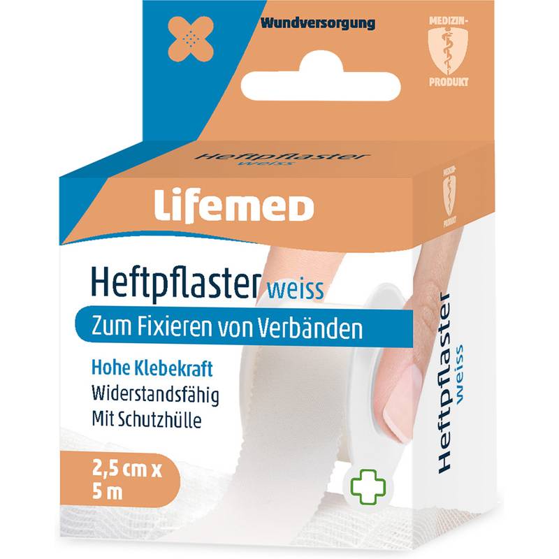 Lifemed Heftpflaster "Classic", weiß, 25 mm x 5,0 m