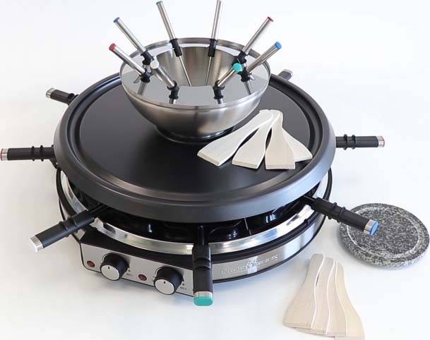 PROFI COOK Raclette m.Fondue PC-RG/FD 1245 inox