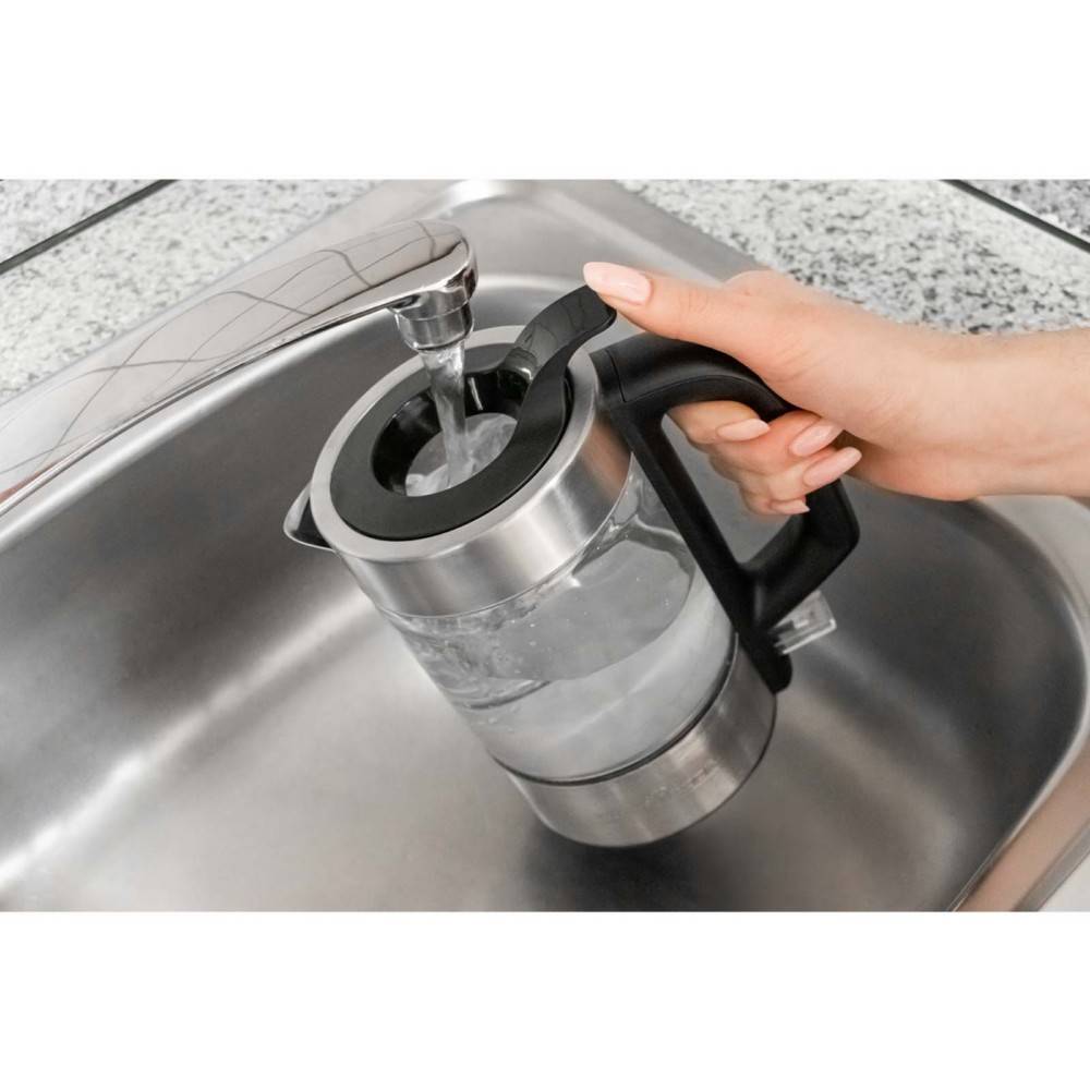 PROFI COOK Glas-Wasserkocher PC-WKS 1229 G inox