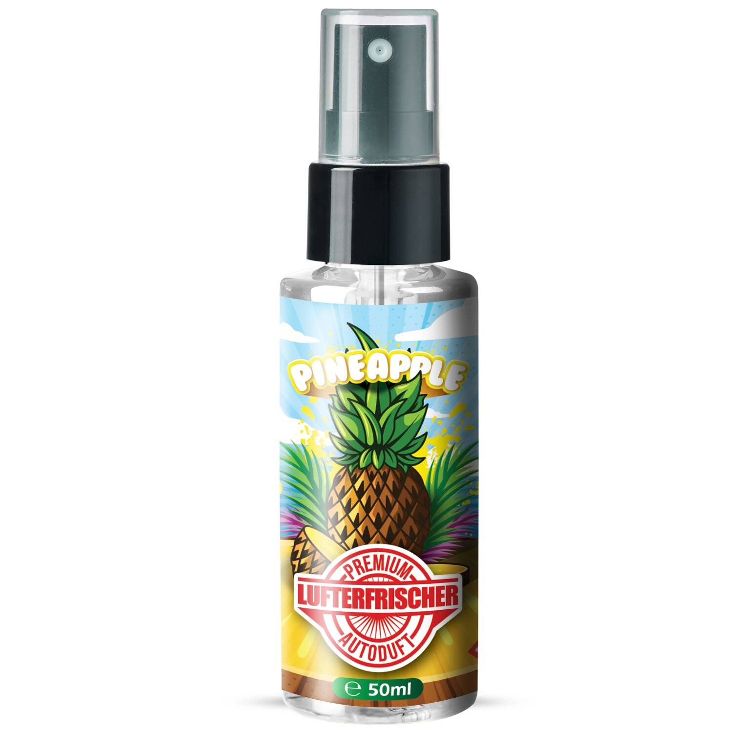 ShinyChiefs FLAVOUR BOMB Pineapple - Autoduft mit Ananas-Geruch - Premium Lufterfrischer für den Auto-Innenraum, neutral