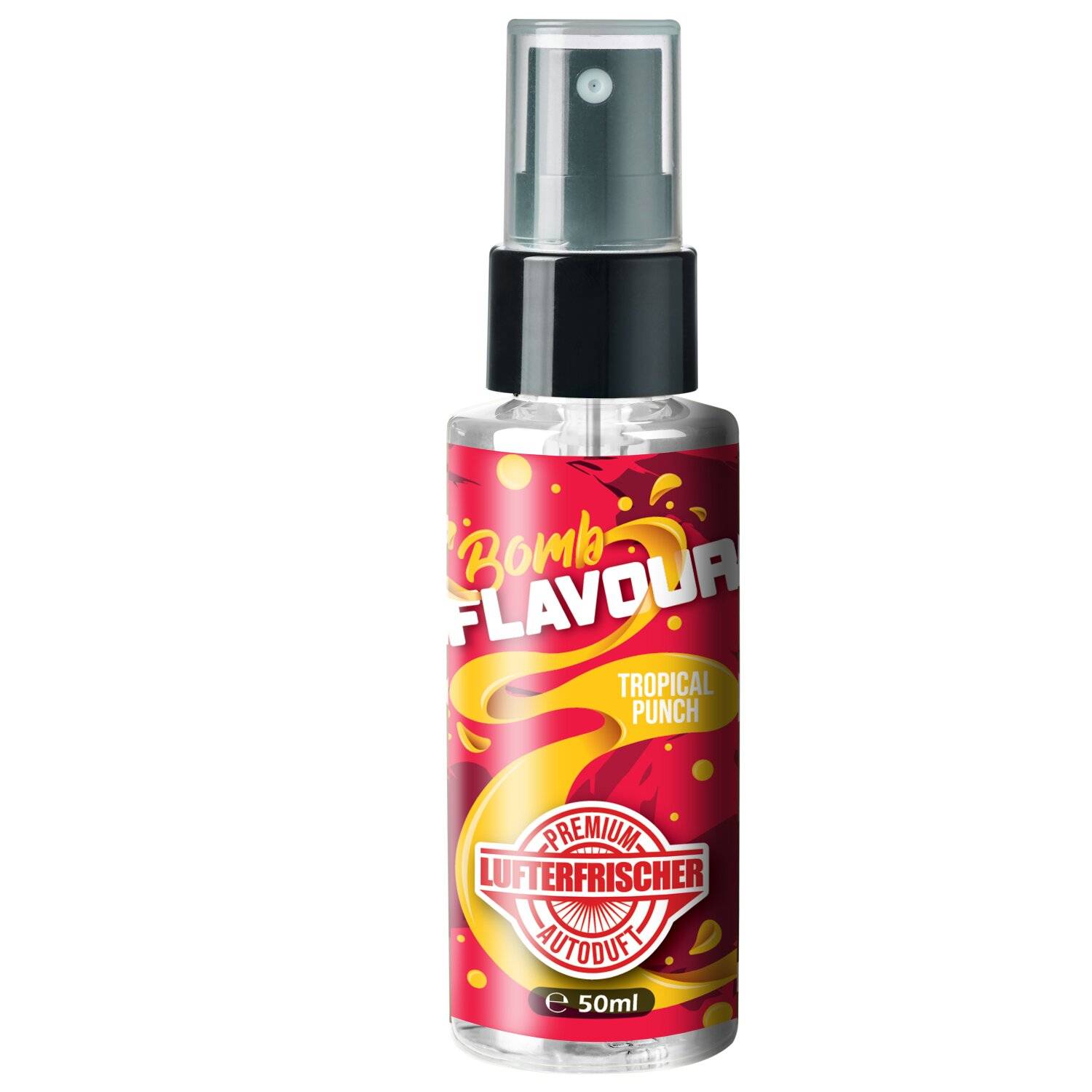 ShinyChiefs FLAVOUR BOMB Tropical Punch - Autoduft mit Tropischer Früchtemix-Geruch - Premium Lufterfrischer
