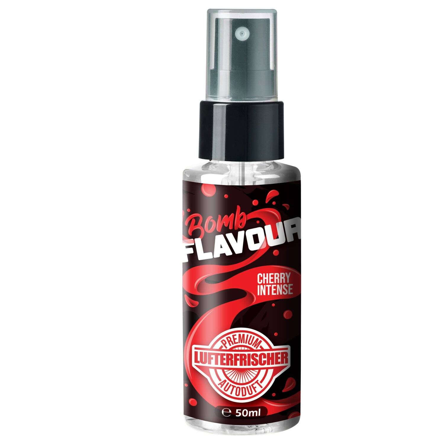 ShinyChiefs FLAVOUR BOMB Cherry Intense - Autoduft mit Kirsche Geruch - Premium Lufterfrischer für den Auto-Innenraum