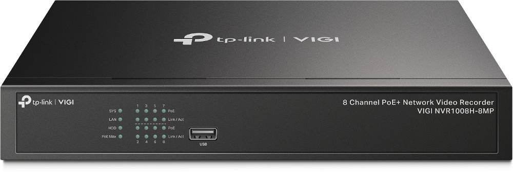 IPCam VIGI NVR1008H-8MP Kanal PoE Netzwerk Video R.