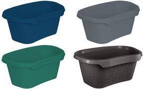 keeeper Wäschewanne ''tilda eco'', 575 mm, eco-graphite Material: PP/Regranulat, ergonomische Form,