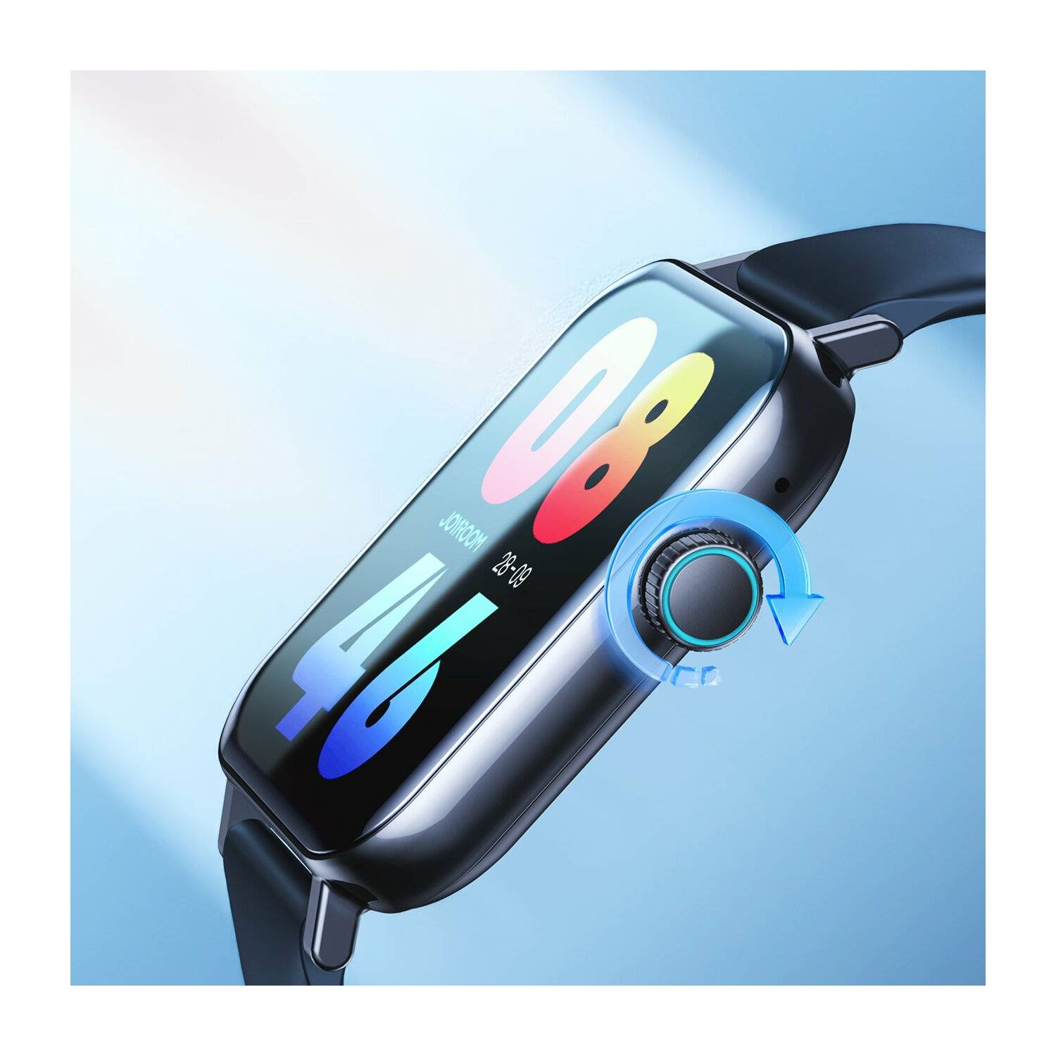 Joyroom Fit-Life Series Smartwatch Bluetooth 3.0 mit Anrufannahmefunktion IP68 Schwarz (JR-FT5)