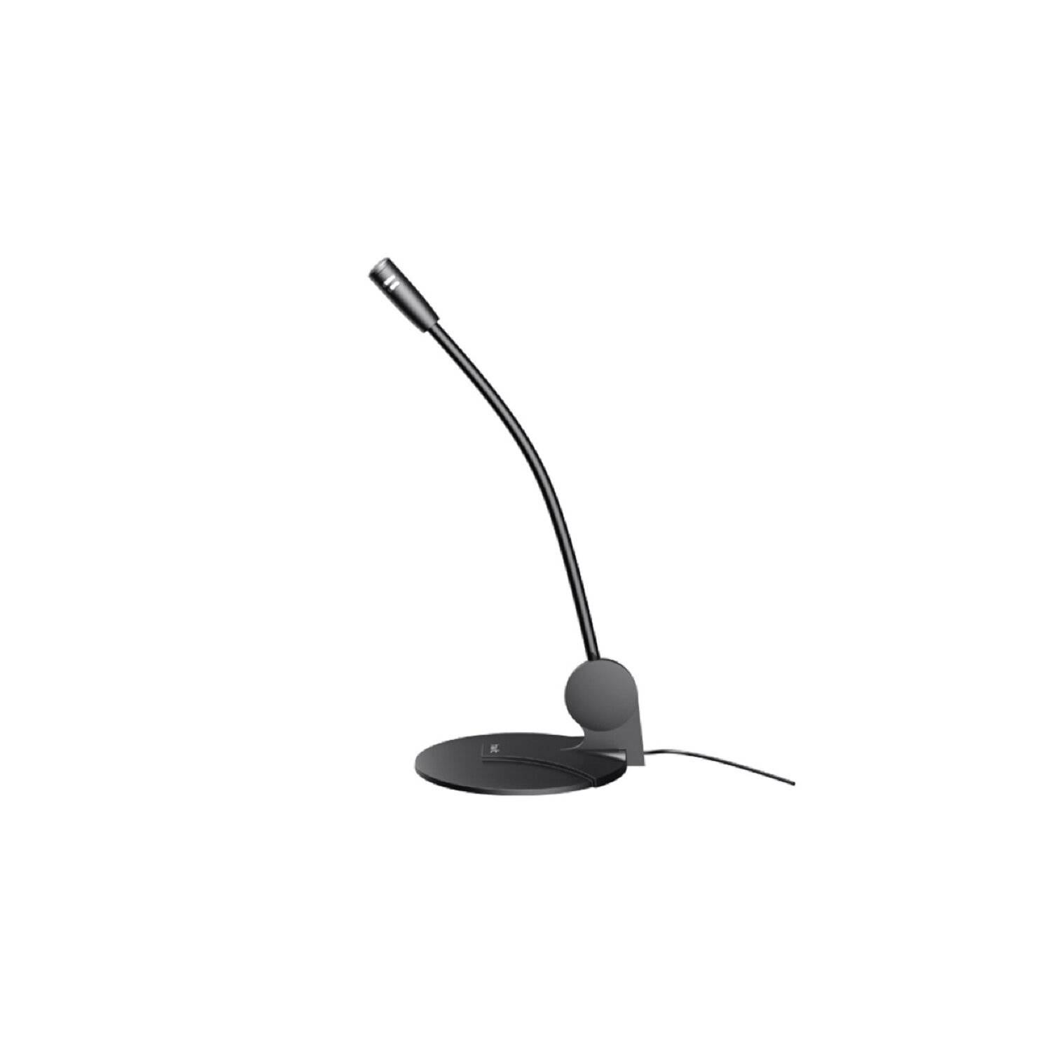 HAVIT H207D Computermikrofon kabelgebundene Klinke 3,5mm für Online-Konferenzen, Videoanrufe, Streams Schwarz