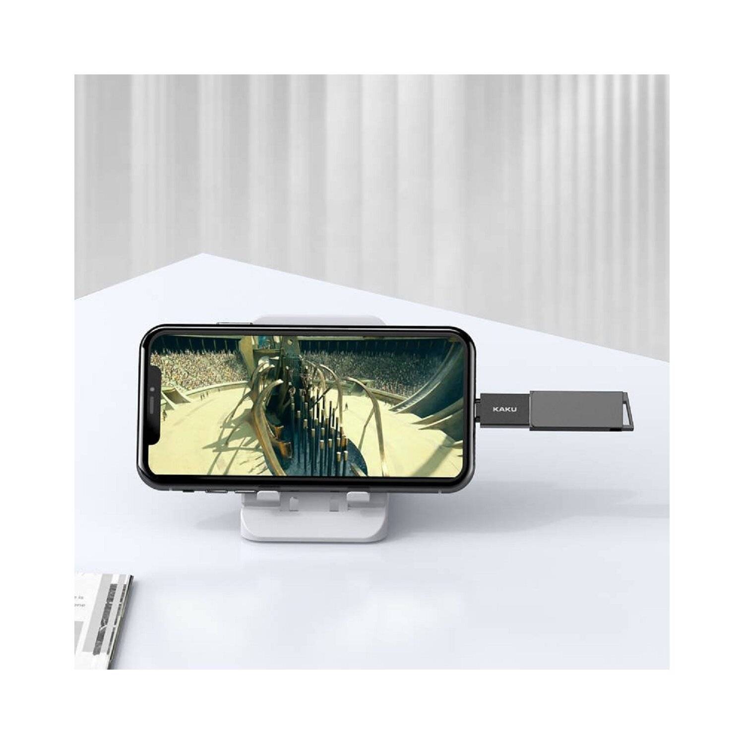KAKU KSC-532 Adapter USB Typ C auf USB Konverter OTG USB-C - USB Datenübertragung und Aufladung Schwarz