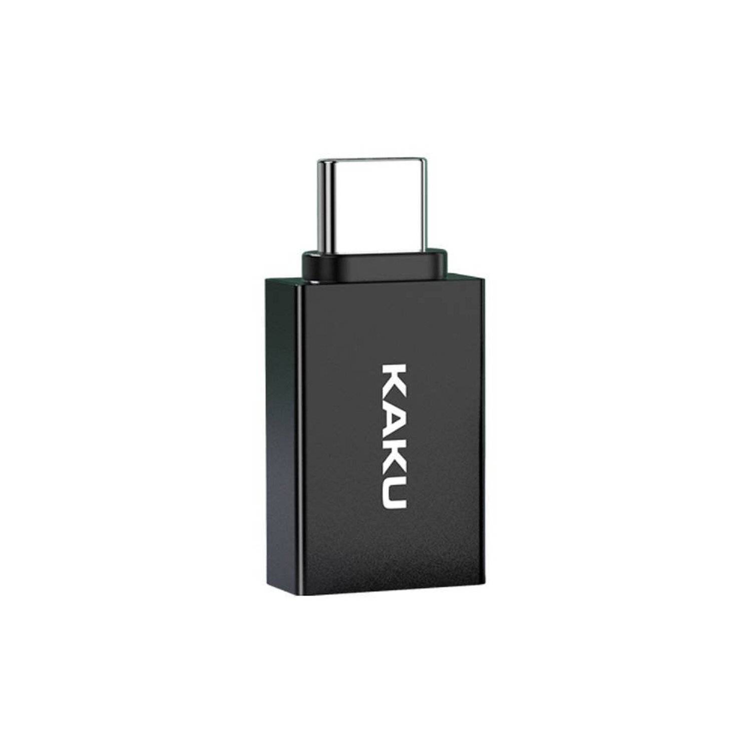 KAKU KSC-532 Adapter USB Typ C auf USB Konverter OTG USB-C - USB Datenübertragung und Aufladung Schwarz