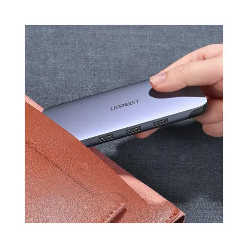 Ugreen 9in1 Multifunktions HUB USB Typ C - HDMI / 3x USB 3.2 Gen 1 / SD Micro SD / usw.100W 20V 5A Grau (70409 CM286) Ugreen 9in1 Multifunktions HUB USB Typ C - HDMI / 3x USB 3.2 Gen 1 / SD Micro SD / usw.100W 20V 5A Grau (70409 CM286)