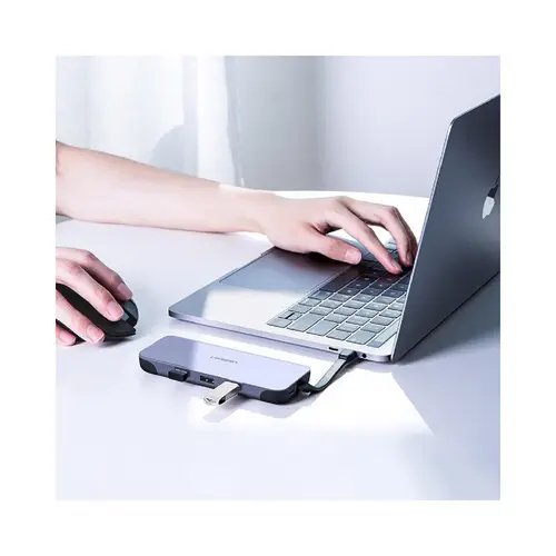 Ugreen 9in1 Multifunktions HUB USB Typ C - HDMI / 3x USB 3.2 Gen 1 / SD Micro SD / usw.100W 20V 5A Grau (70409 CM286) Ugreen 9in1 Multifunktions HUB USB Typ C - HDMI / 3x USB 3.2 Gen 1 / SD Micro SD / usw.100W 20V 5A Grau (70409 CM286)