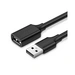 Ugreen Verlängerungskabel (weiblich) Universalkabel USB 2.0 Adapter (männlich) 0,5m Schwarz (US103) Ugreen Verlängerungskabel (weiblich) Universalkabel USB 2.0 Adapter (männlich) 0,5m Schwarz (US103)