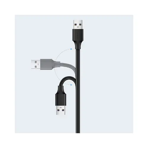 Ugreen Verlängerungskabel (weiblich) Universalkabel USB 2.0 Adapter (männlich) 0,5m Schwarz (US103) Ugreen Verlängerungskabel (weiblich) Universalkabel USB 2.0 Adapter (männlich) 0,5m Schwarz (US103)