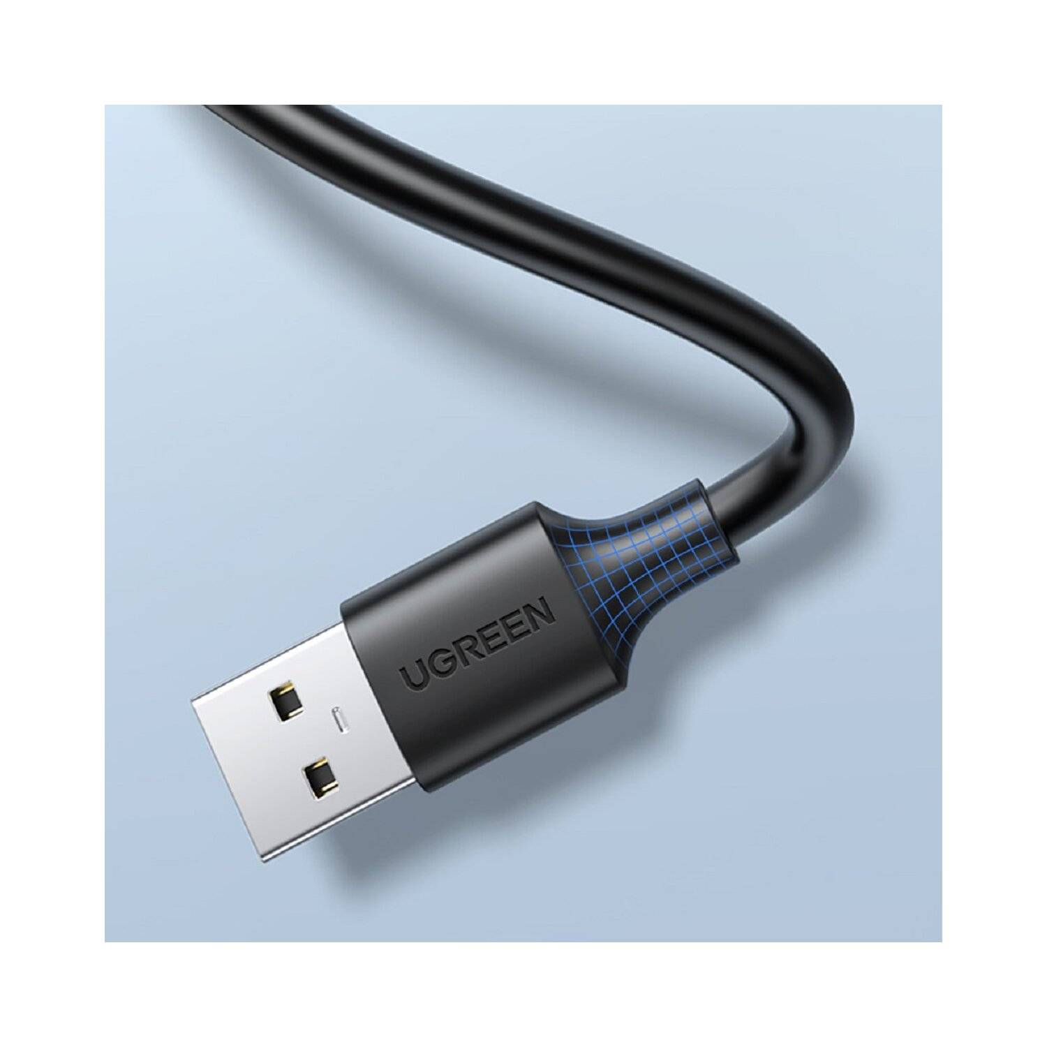Ugreen Verlängerungskabel (weiblich) Universalkabel USB 2.0 Hi-Speed Adapter (männlich) 5m Schwarz (US103)