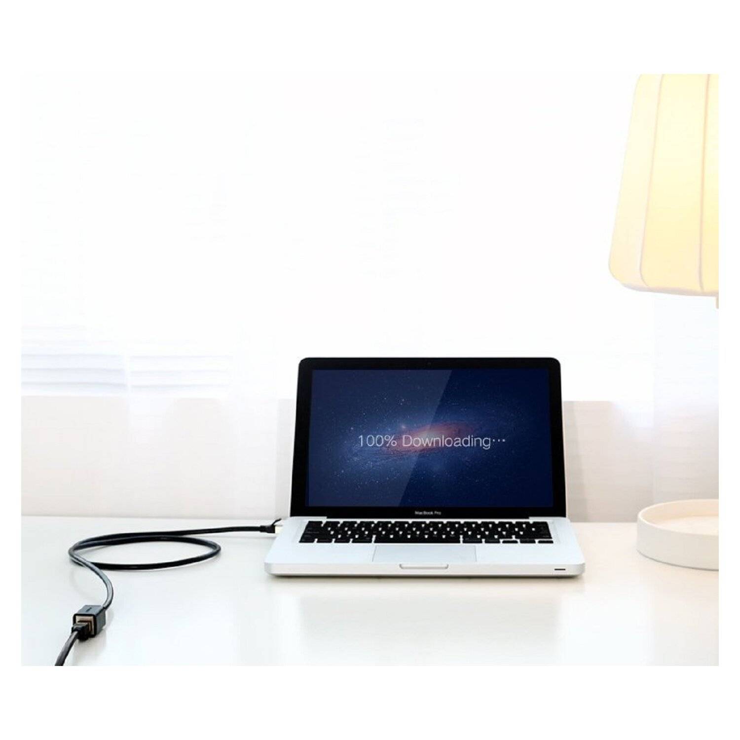 Ugreen Verlängerungskabel Ethernet RJ45 Cat 6 FTP 1000Mbps 3m Netzwerkkabel Schwarz (NW112 11282)