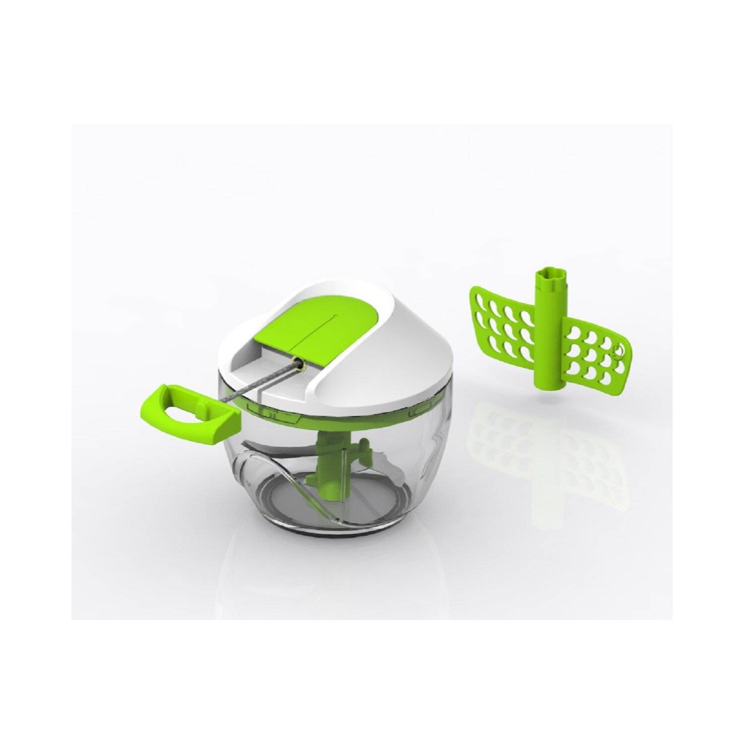 5-tlg Multischneider Zerkleinerer Mixer Rührer 600ml Hacker