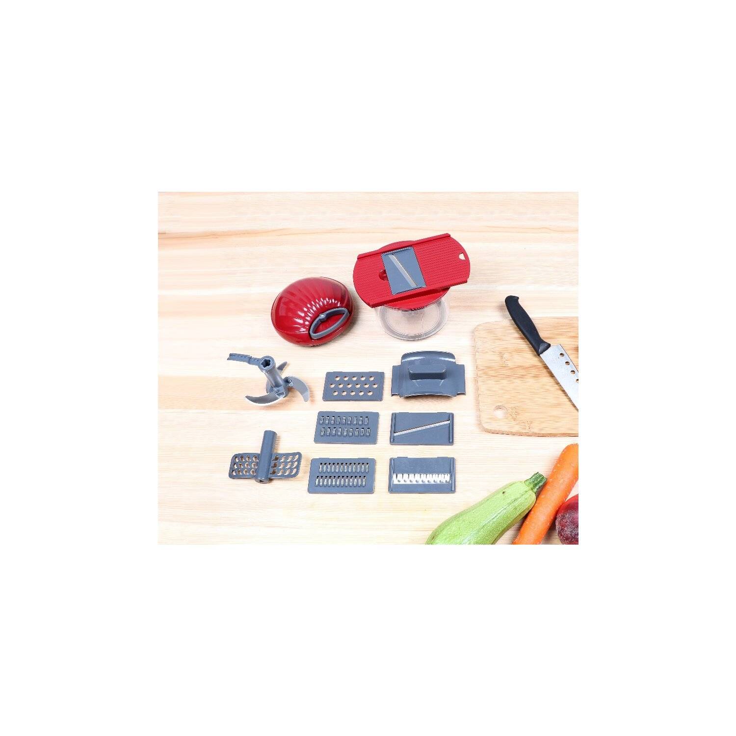 Multischneider Zerkleinerer Set Schneider 11 tlg Rührfunktion