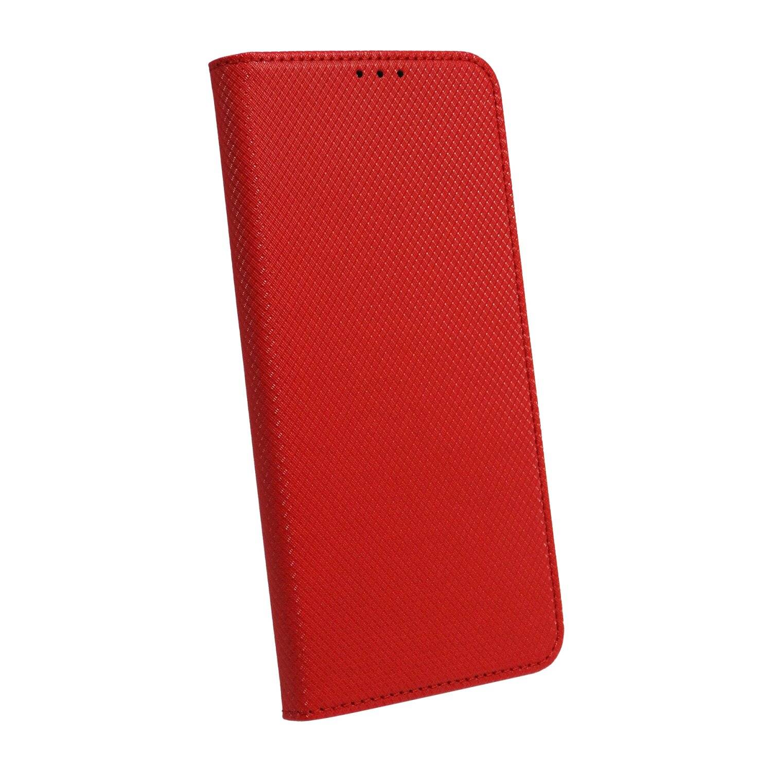 Buch Tasche "Smart" für SAMSUNG GALAXY S23 ULTRA Handy Hülle Etui Brieftasche mit Standfunktion, Kartenfach Rot