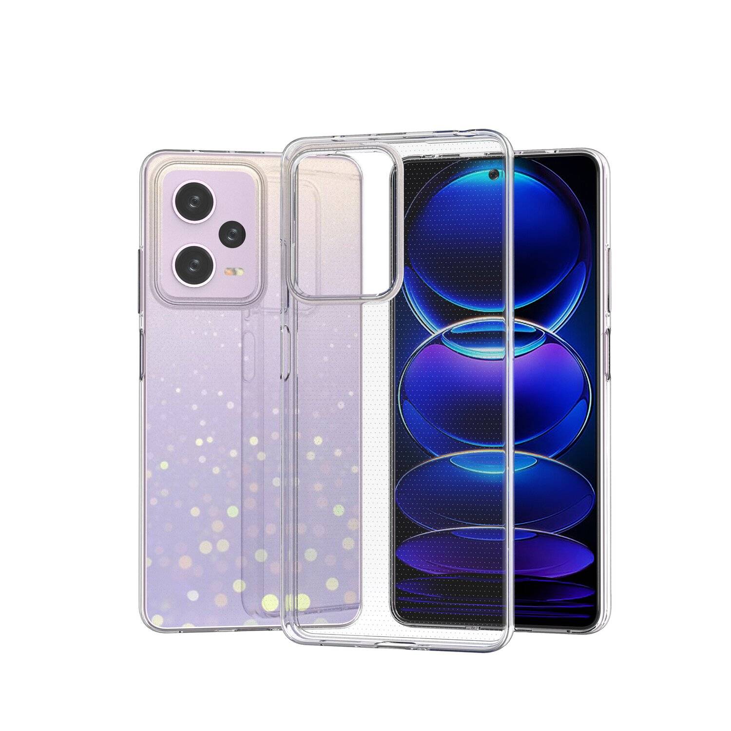 Ultra Clear 0.5mm Hülle für Xiaomi Redmi Note 12 Pro Thin Cover Transparent