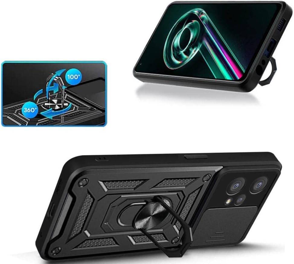 CamShield Armor Hülle für Realme C55 Case Kameraschutz Ringhülle Halter Stoßfest