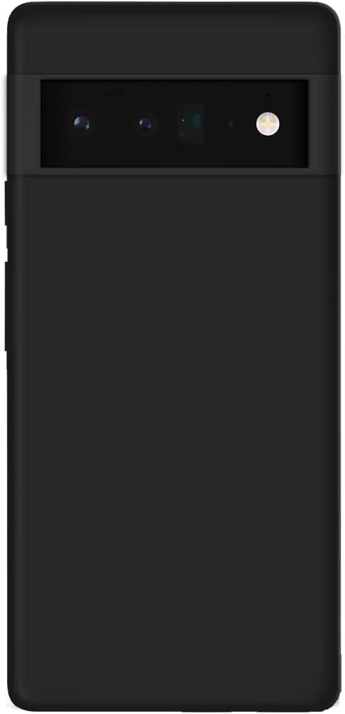 Silikon Hülle Basic für Google Pixel 8 Pro Case TPU Soft Handy Cover Schutz in Schwarz