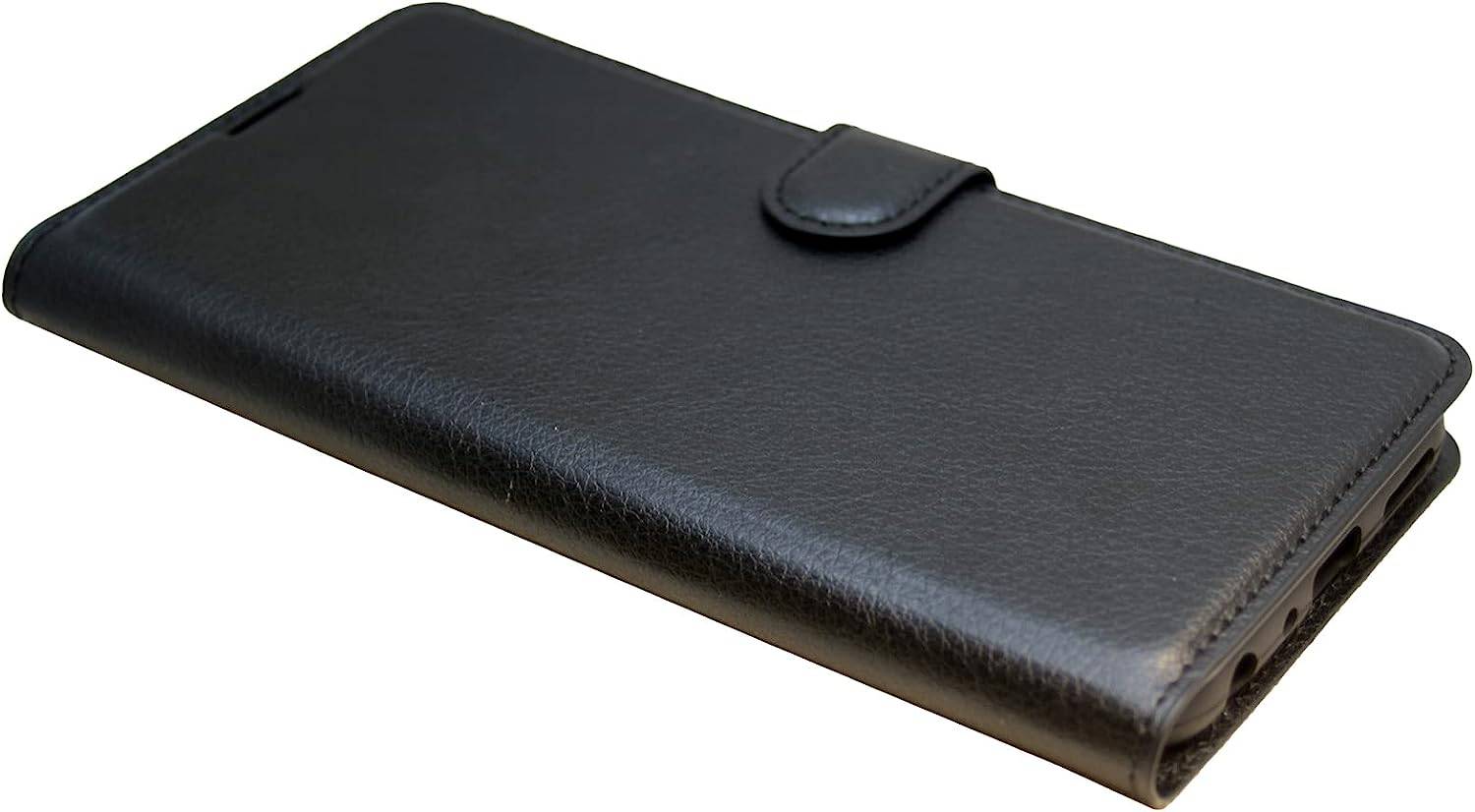 Buch Tasche "Fancy" für ZTE BLADE A52 Handy Hülle Etui Brieftasche Schutzhülle mit Standfunktion, Schwarz