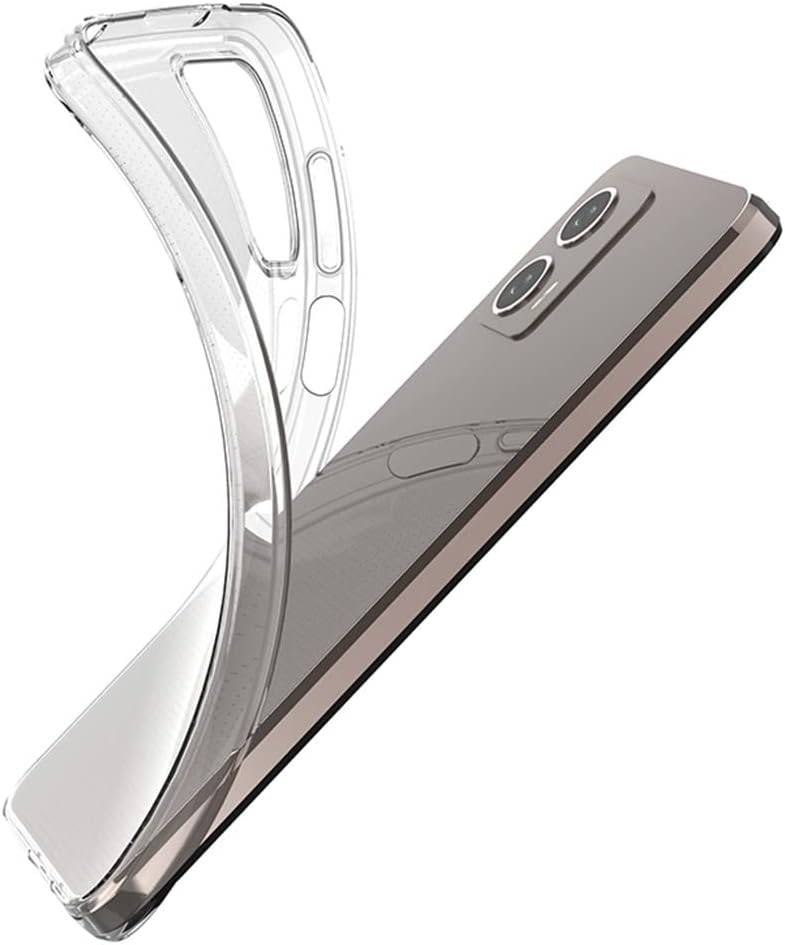 Silikon Hülle Basic für MOTOROLA MOTO G13 Case TPU Soft Handy Cover Schutz Transparent
