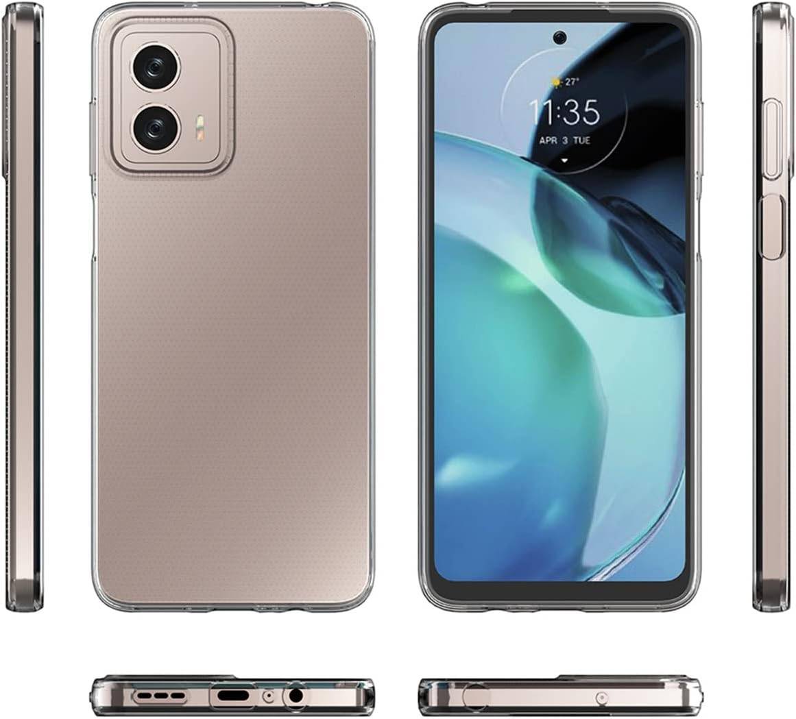Silikon Hülle Basic für MOTOROLA MOTO G13 Case TPU Soft Handy Cover Schutz Transparent