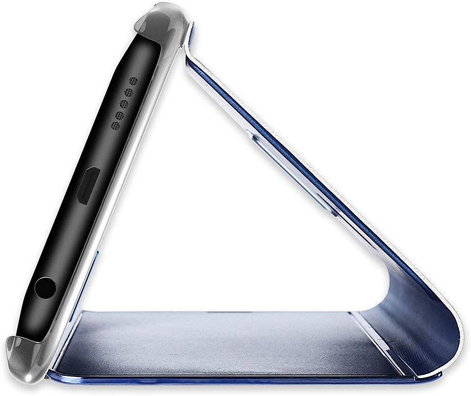 Clear View Case Hülle für Samsung Galaxy A24 4G Flip Cover schwarz